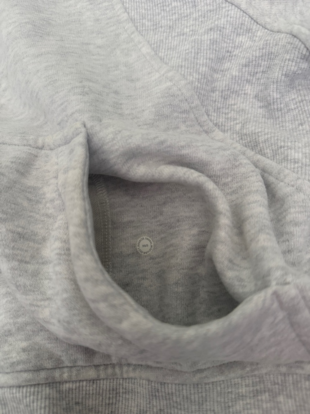 Lululemon Scuba Half Zip Hoodie Light Gray XS/S - Picture 5 of 5